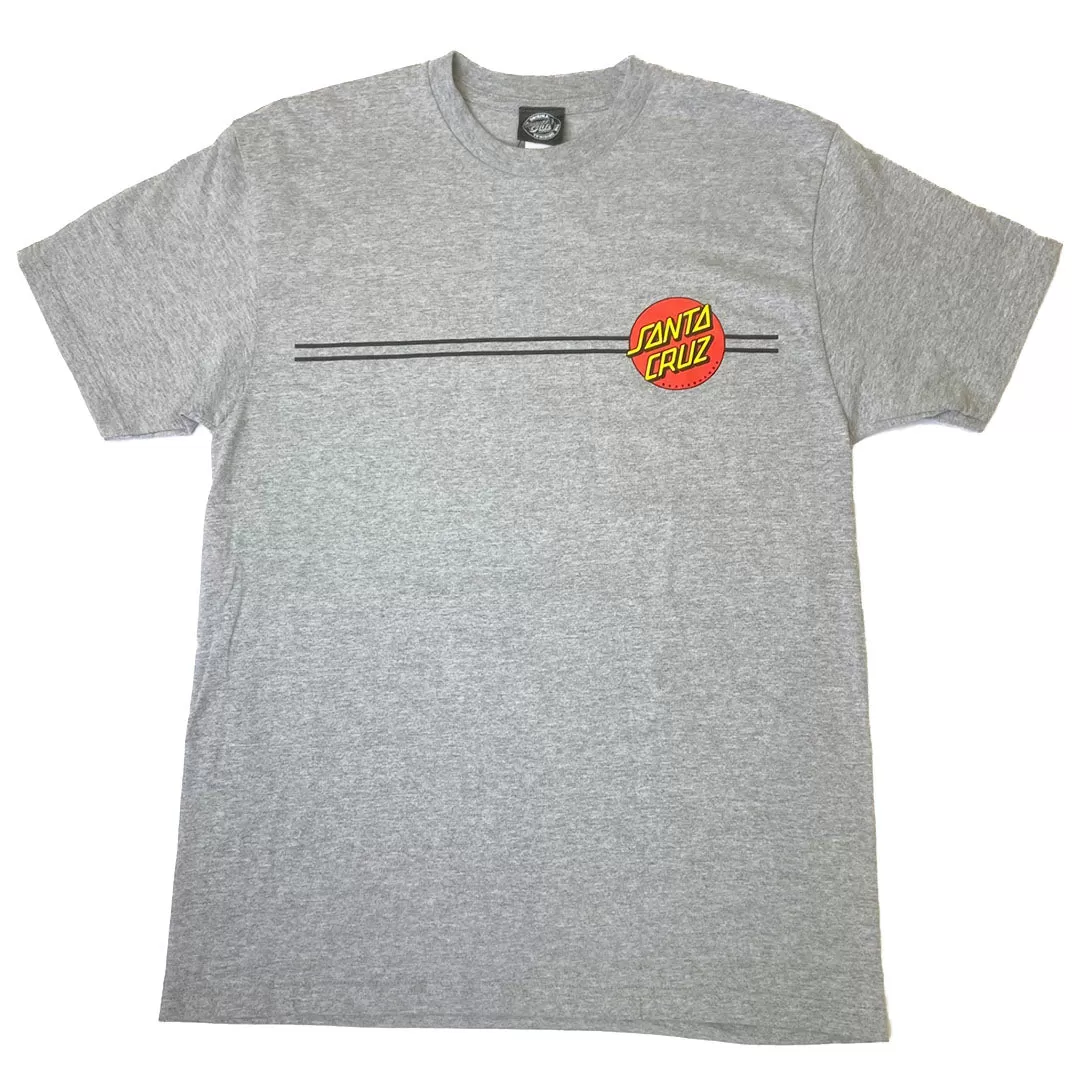 Santa Cruz Skateboards Classic Dot T-Shirt - Heather Grey