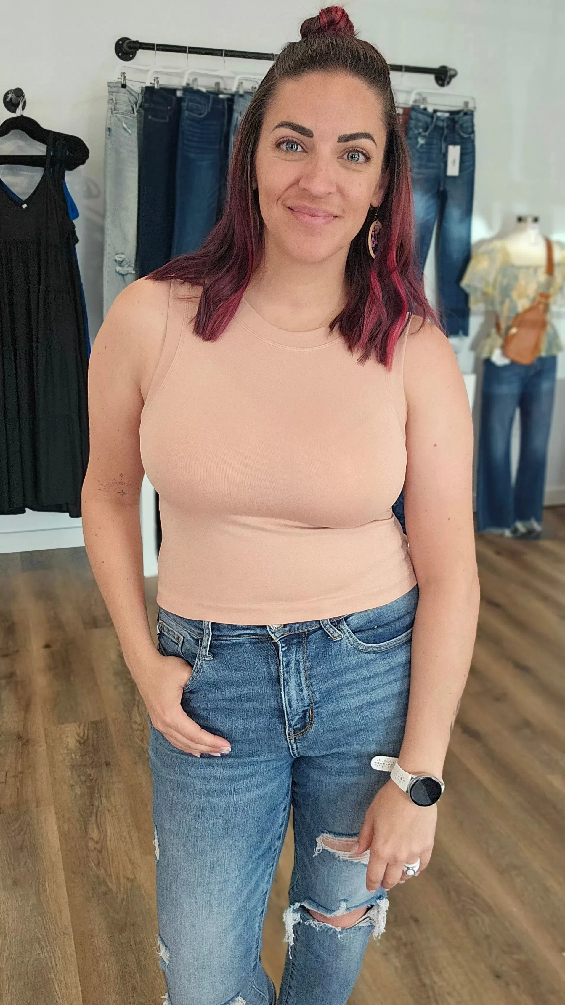 Seamless Crop Tank Top