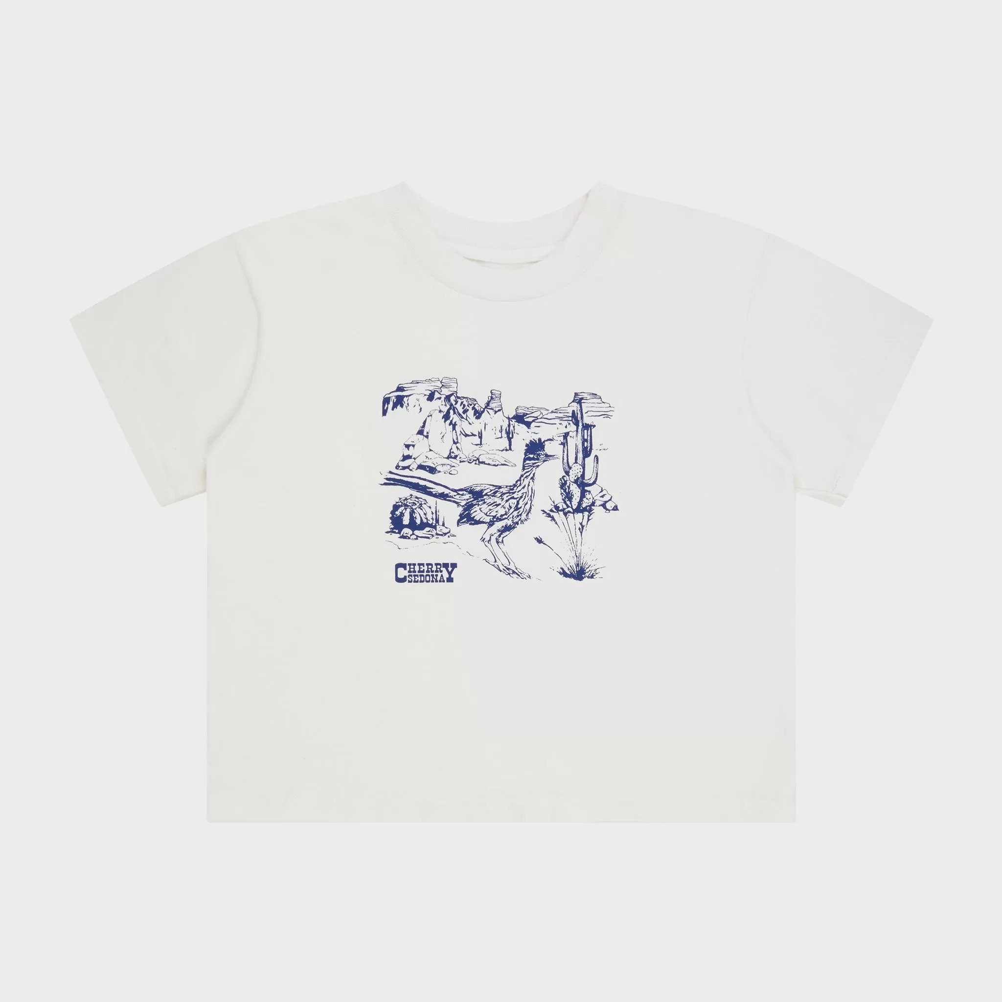 Sedona Boxy Baby Tee (Vintage White)