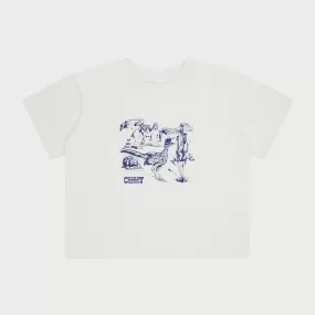 Sedona Boxy Baby Tee (Vintage White)