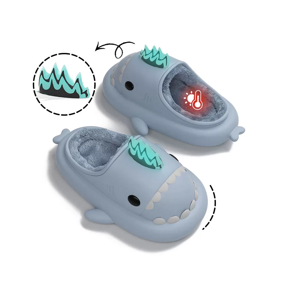 Sharkicks Basic - Winter Nuclear Kaiju Heel-open Shark Slippers