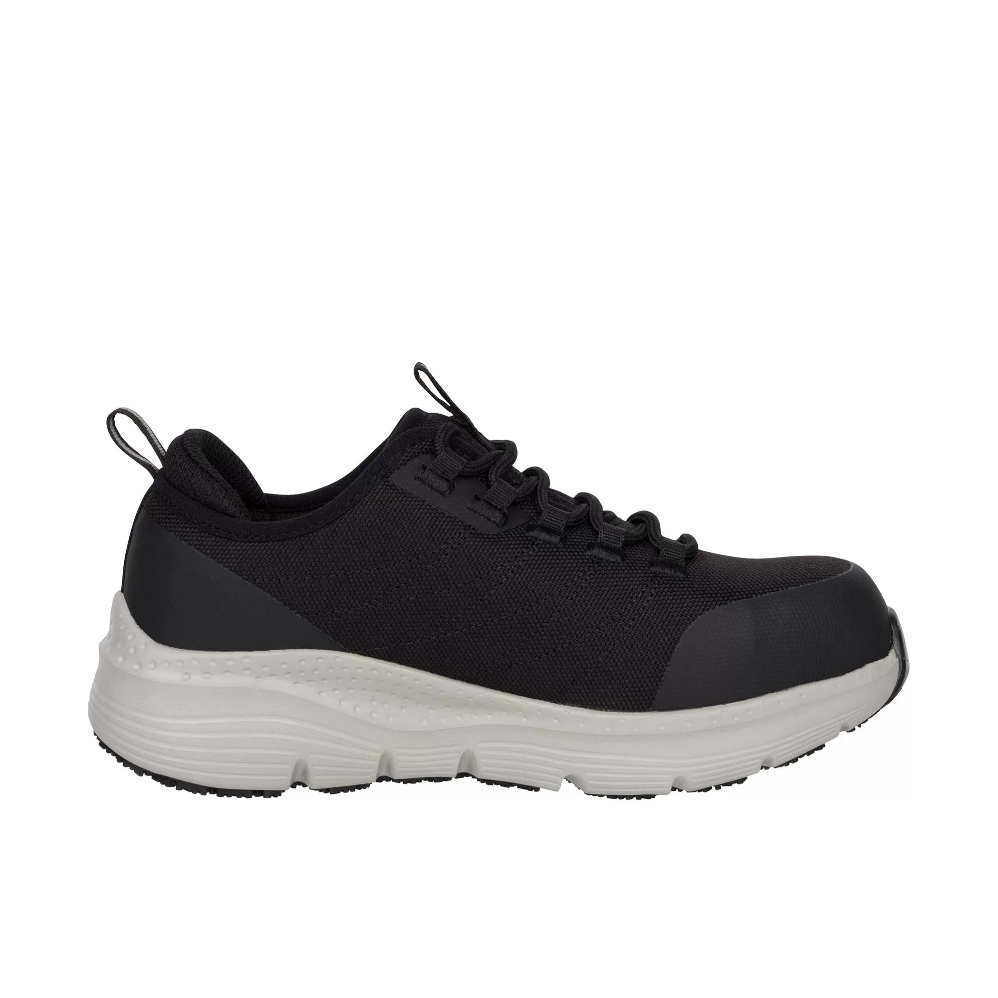 Skechers Womens Arch Fit Ebinal Composite Toe Black Grey