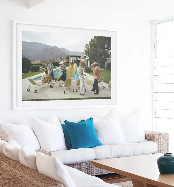 Slim Aarons Poolside Chat Photographic Print