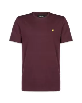 T-Shirt Uomo Basic Logo Lyle And Scott Bordeaux