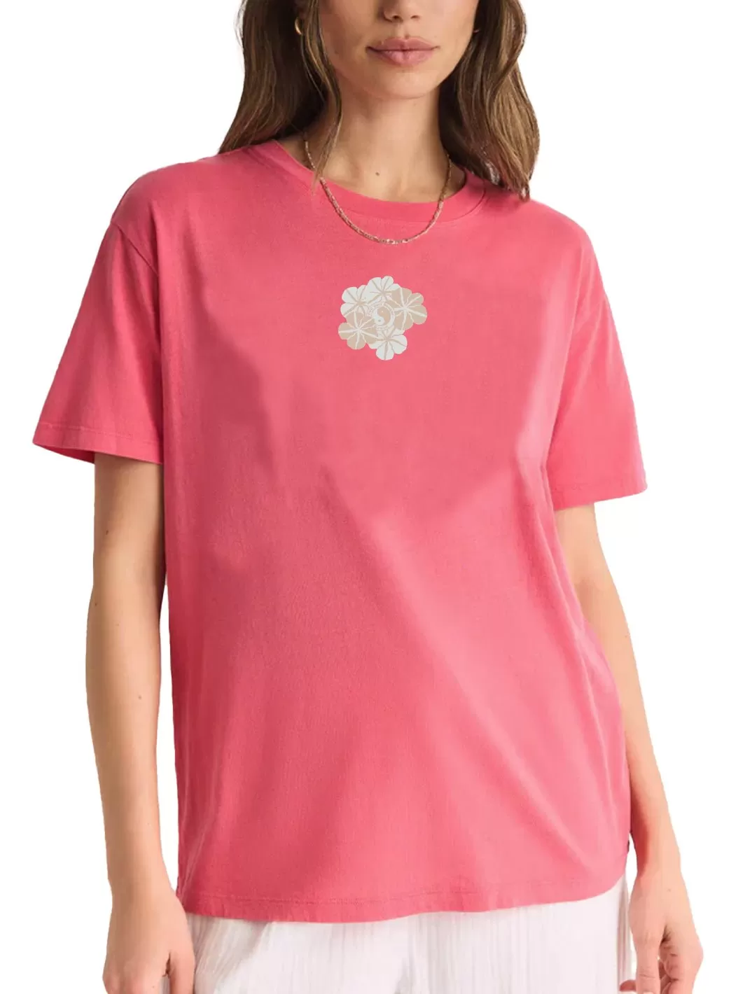 T&C Surf Moon Flower Boyfriend Tee