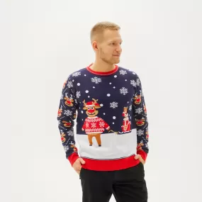 The Bringing Christmas Gifts Sweater - Herre