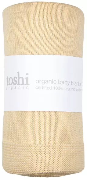 Toshi Organic Blanket Snowy DRIFTWOOD