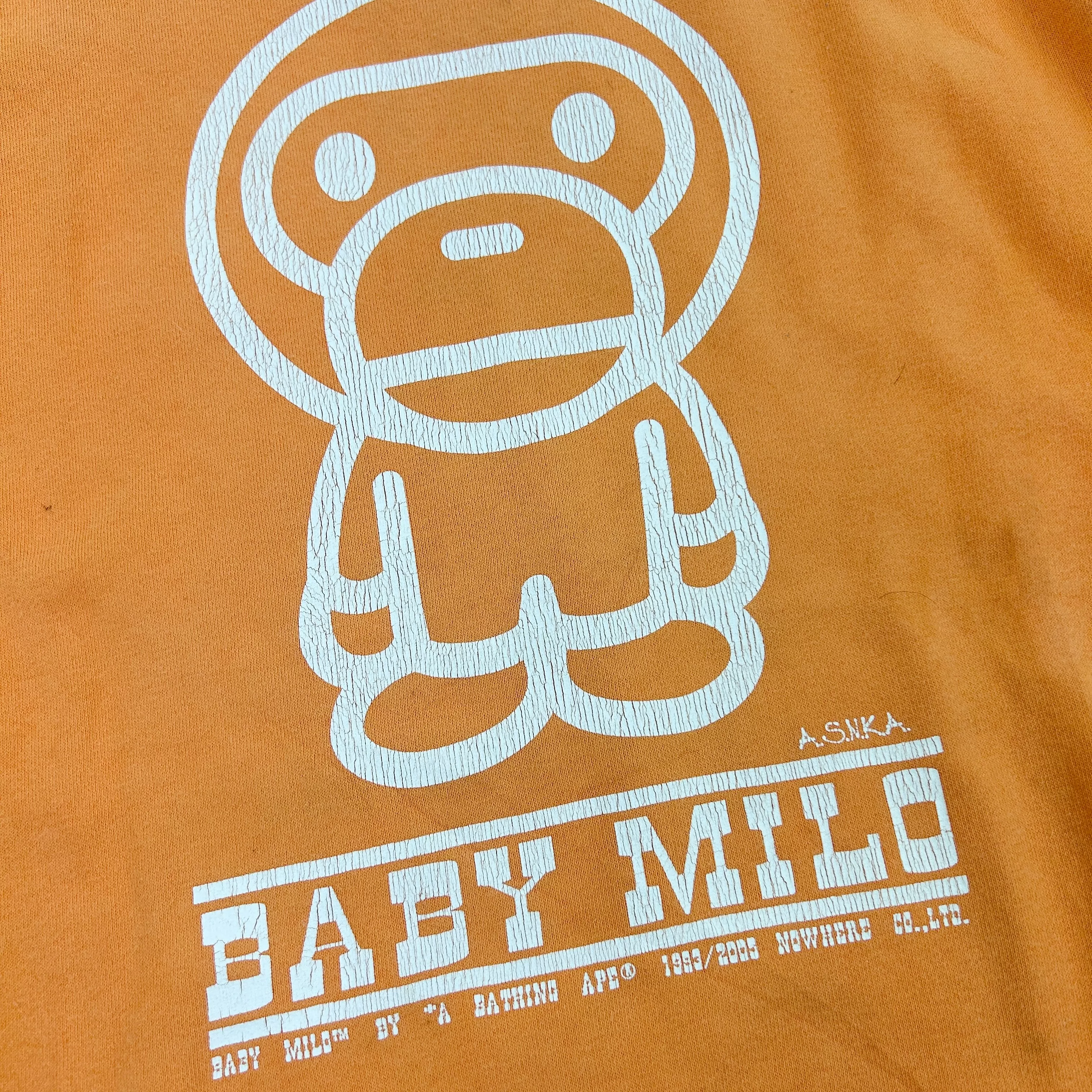 Vintage BAPE Baby Milo Graphic Sweatshirt Size XL