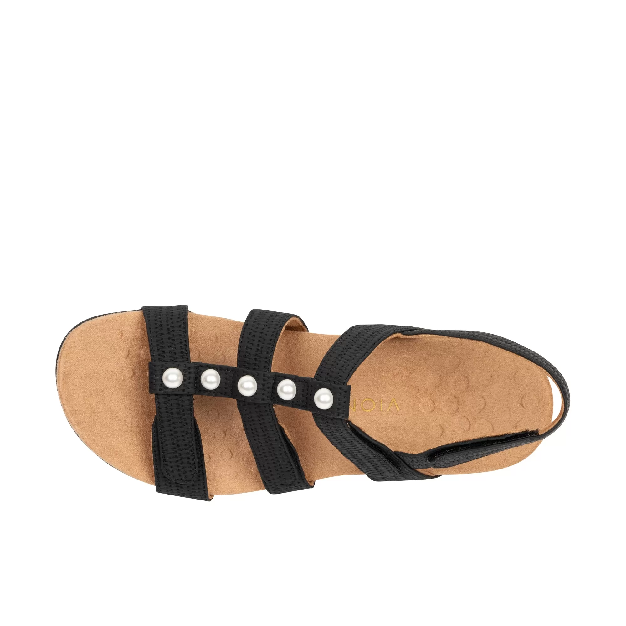 Vionic Womens Amber Pearl Black