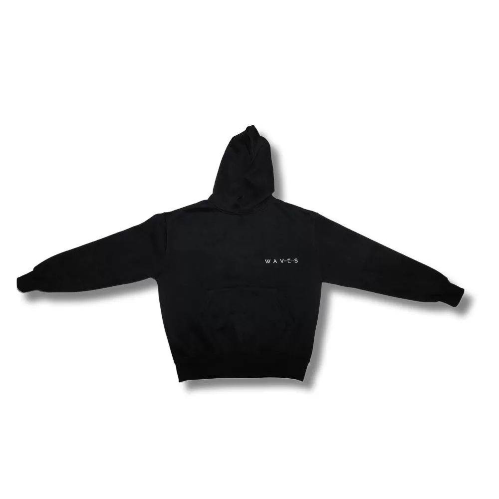 Waves Collection 001 Hoodie (Triple Black)