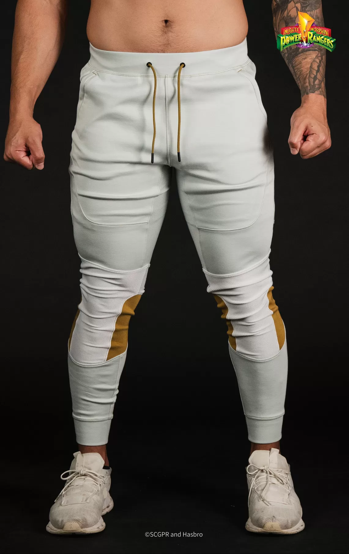 White Ranger Joggers