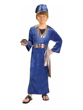 Wise Man Blue Costume for Kids