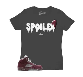 Womens - Burgundy 5 Spoiled Shirt