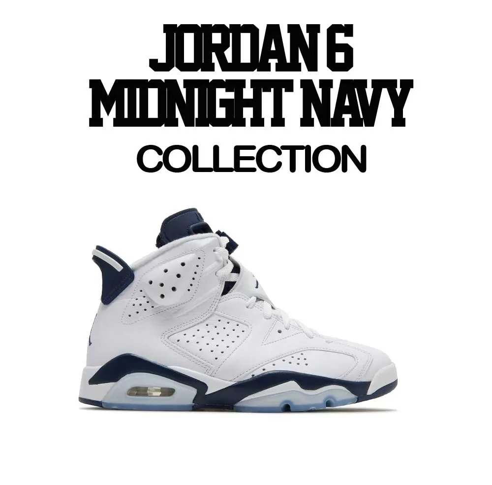 Womens Midnight Navy 6 Shirt - Fly Kicks - White