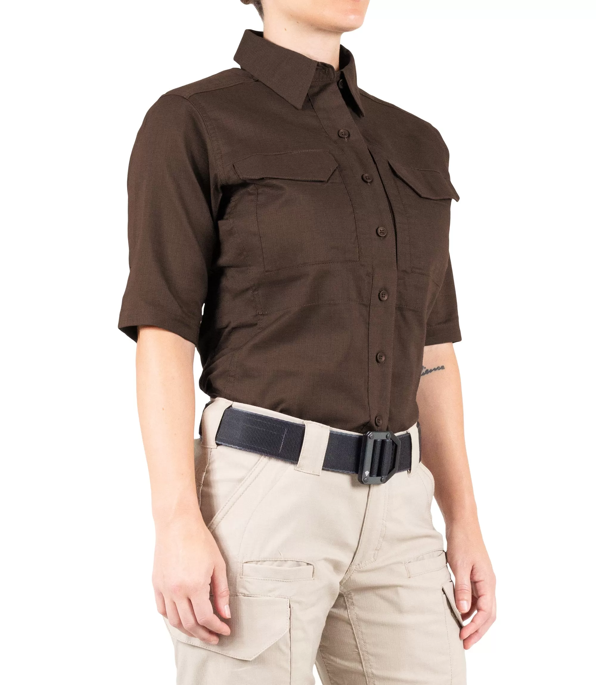 Women's V2 Tactical Short Sleeve Shirt - Kodiak Brown