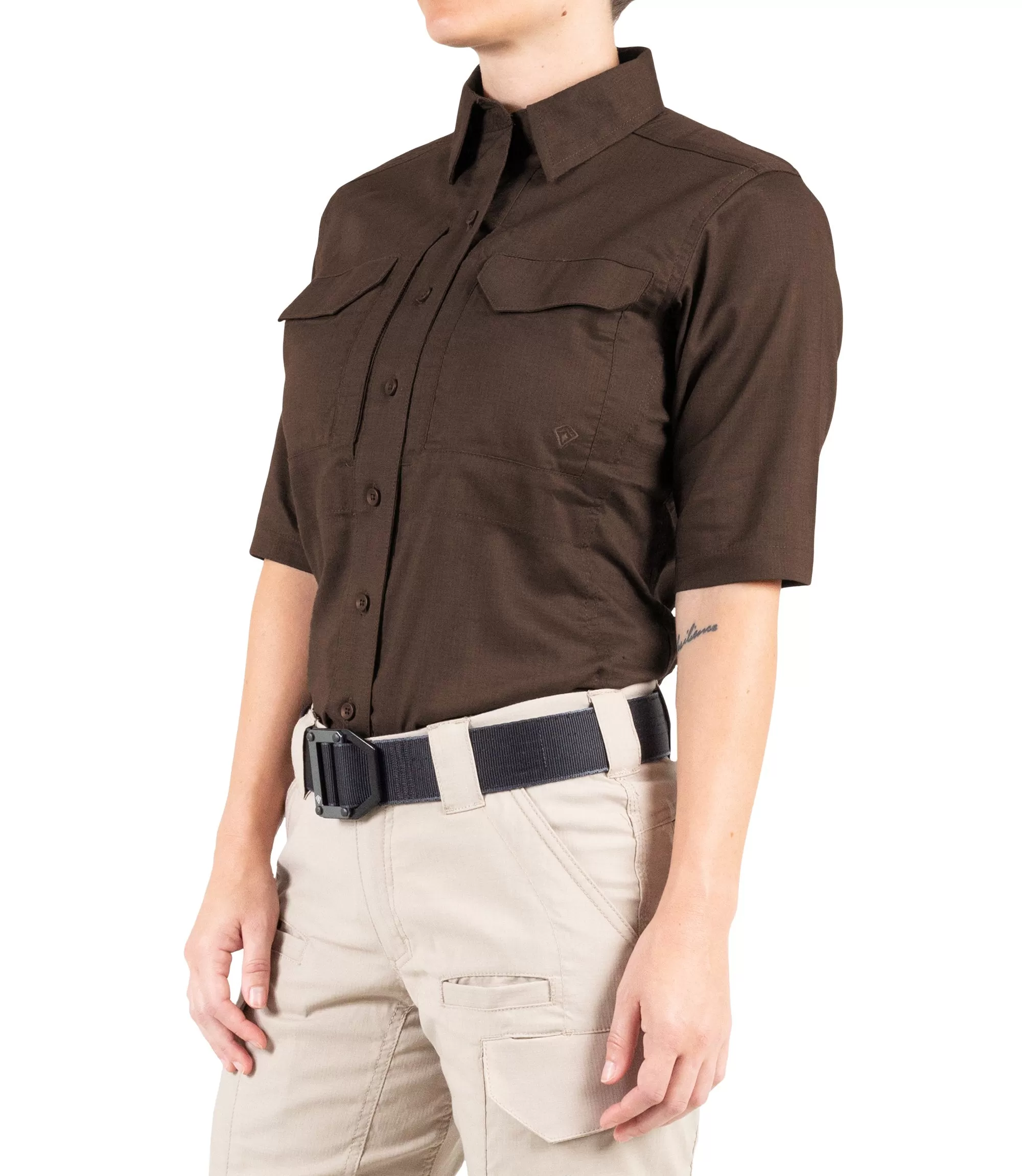 Women's V2 Tactical Short Sleeve Shirt - Kodiak Brown