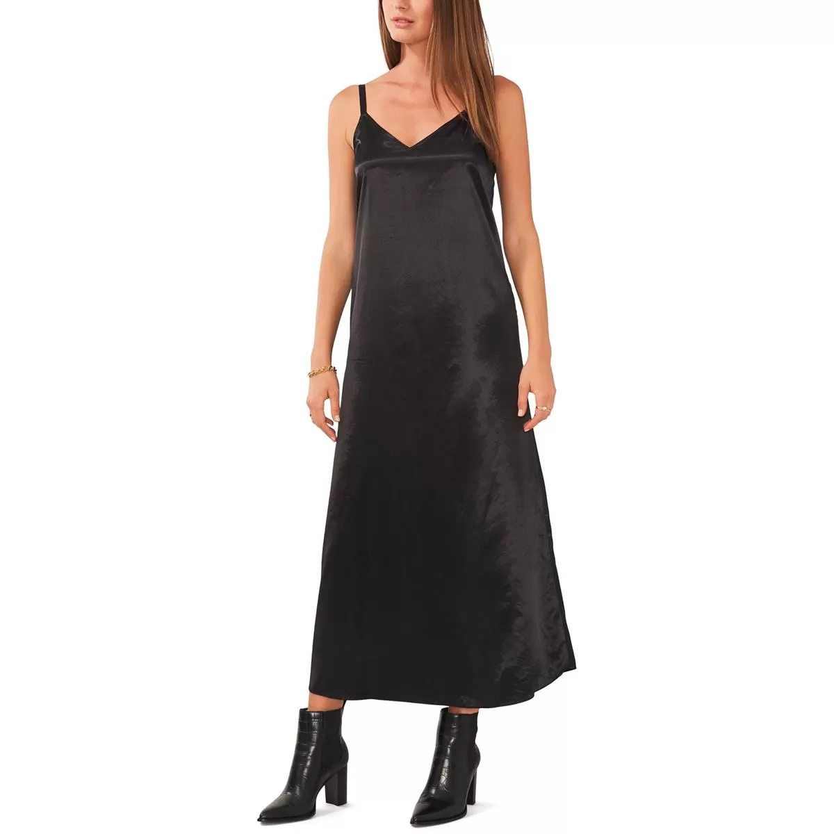 Womens Work Long Slip Dress